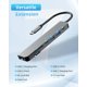 thumbnail image 2 of Estación de acoplamiento USB C Hub Zyerch 7 en 1 4K HDMI 100 W PD, 2 of 7
