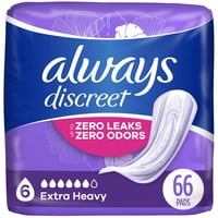 Protectores Para Incontinencia Always Discreet Extra Absorbentes Para Noche X66