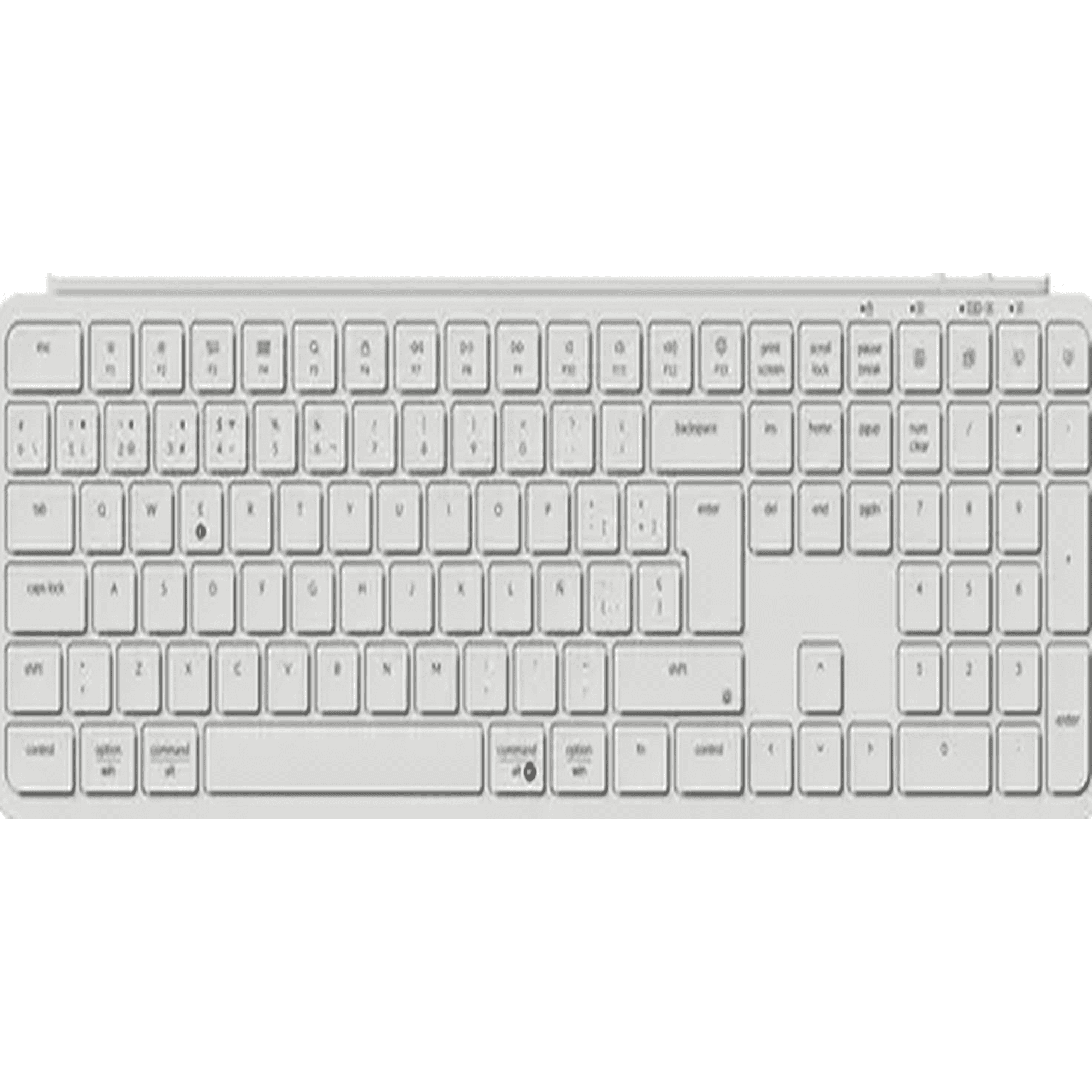 Genérico - Teclado Inalámbrico Keychron B6 Pro Slim Español Blanco