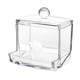 thumbnail image 5 of Caja de Almacenamiento de Bastoncillos de Algodón Acrílico, Transparente con Tapa, Portátil, Estuche Organizador , Contenedor Cosmético para M, 5 of 5