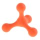 thumbnail image 4 of Mascota Perro Juguete Cachorro Masticar Juego Al Aire Libre Entrenamiento Plástico Diente Juguete Naranja, 4 of 5