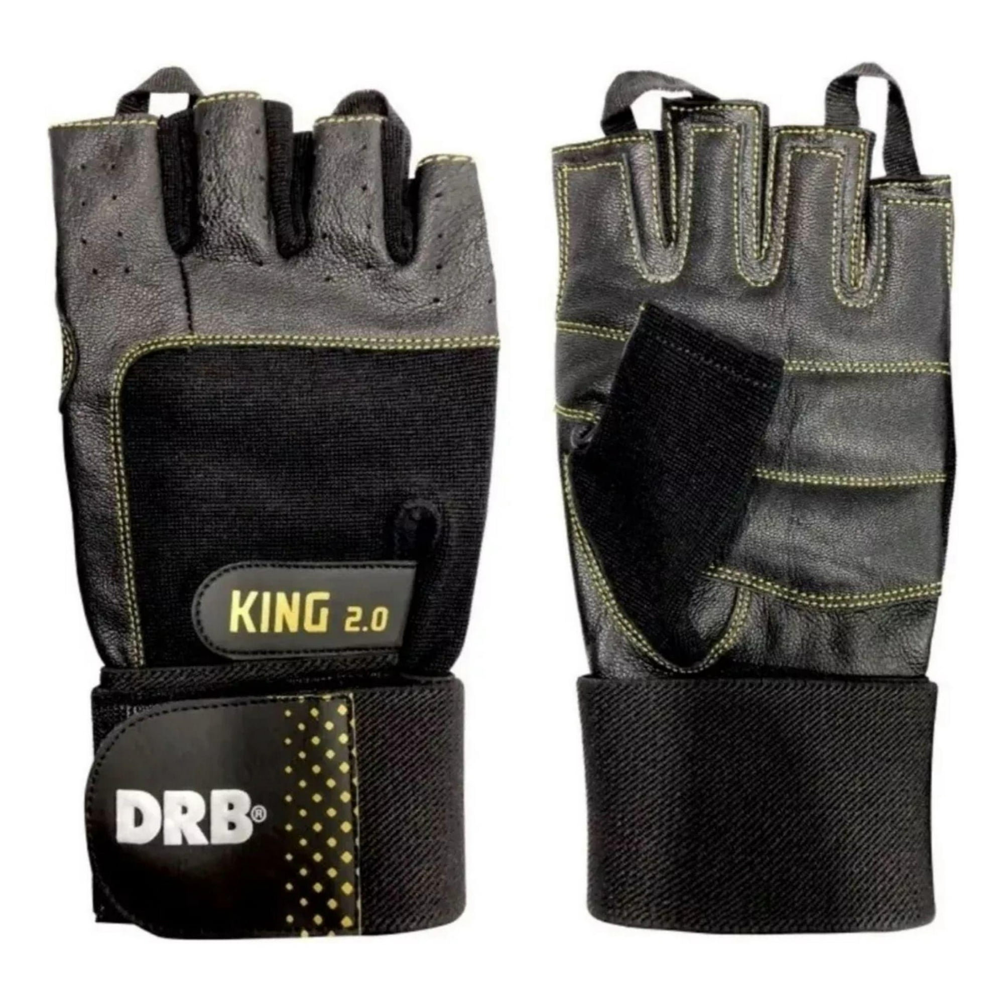 Guantes Fitness King Drb Cuero - Entrenamiento Y Pesas