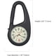 thumbnail image 4 of Reloj, reloj con mosquetón, reloj de bolsillo para cinturón de mochila con esfera luminosa para senderismo o escalada, 4 of 7