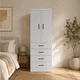 thumbnail image 2 of Closet 2 Puertas 4 Cajones Blanco, 2 of 5