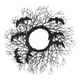 thumbnail image 1 of Corona Negra De Halloween Con Murciélagos, Decoración Del Hogar, Corona Artificial De Halloween Para Césped, 1 of 5