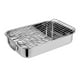 thumbnail image 2 of Bandeja Rectangular Multiuso Cuiner Acero Inoxidable 30cm, 2 of 3