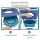 thumbnail image 3 of Baño Wc Inodoro Aluminio Con Ruedas Reposapies Abatibles 7002C, 3 of 5