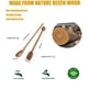 thumbnail image 3 of Juego de palitos de madera para mojar miel y café, 3 of 8