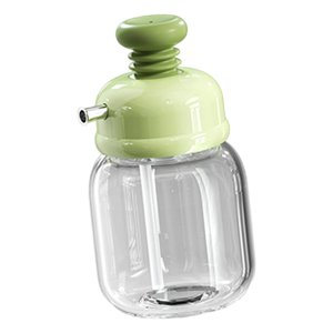 Bothyi - Botella Dispensadora De Aceite Transparente De 100 Ml, Botella De Líquido Para Barbacoa, Freír Y Asar, Color Verde