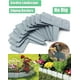 thumbnail image 4 of Borde Jardín Valla Estacas Diseño Piedras Adoquin X 10piezas Gris(2.5M), 4 of 5