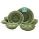 thumbnail image 1 of Juego de vajilla Gibson Home Casper Court de 16 piezas, color verde, 1 of 3