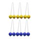 thumbnail image 1 of 6 Pelotas De Escalera Para Juego De Patio, Juego De Golf Para Exteriores, Color Amarillo Y Azul, 1 of 5