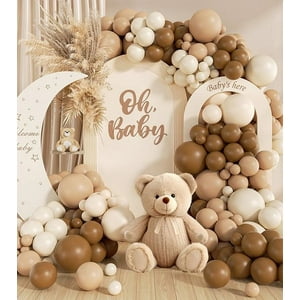 Kit De Guirnaldas Con Forma De Arco Con Forma De Globo Saratimtou, 140 Unidades, Marrón, Beige Y Nude