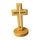 thumbnail image 3 of Cruz De Madera Con Base, Ideal Para Decorar El Hogar, Armarios O Dormitorios., 3 of 5