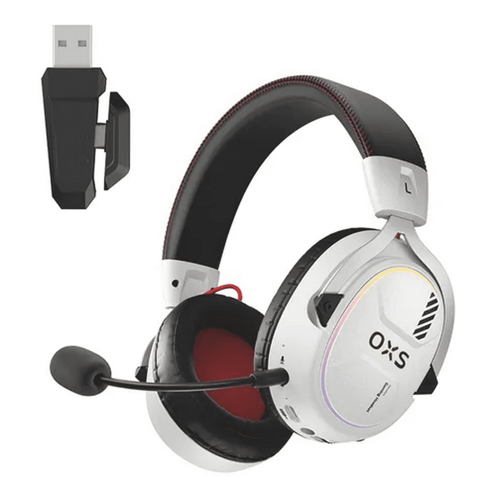 Auriculares Inalámbricos Gaming Audífonos Gamer Oxs Gh02 Blanco