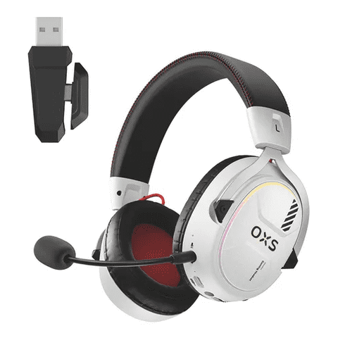 Auriculares Inalámbricos Gaming Audífonos Gamer Oxs Gh02 Blanco