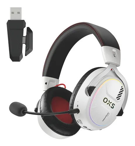 Auriculares Inalámbricos Gaming Audífonos Gamer Oxs Gh02 Blanco