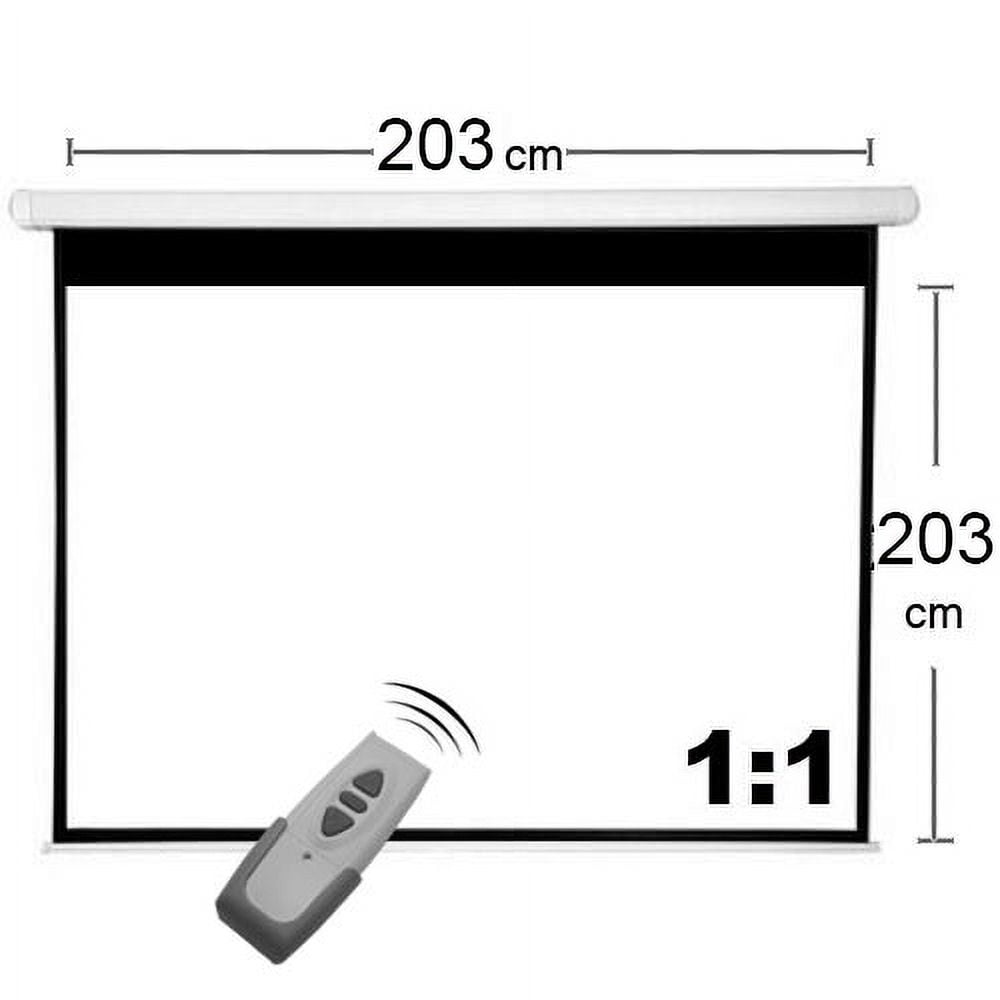Evotech - Telon Electrico 213x213 Cm, Incluye Control Remoto