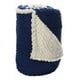 thumbnail image 3 of Frazada Andes Chiporro Espiga Azul 2 Plaza, 3 of 7