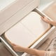 thumbnail image 5 of Cesto Doble Ropa Sucia con Tapa Plegable Canasto Bambú Rectangular, 5 of 5