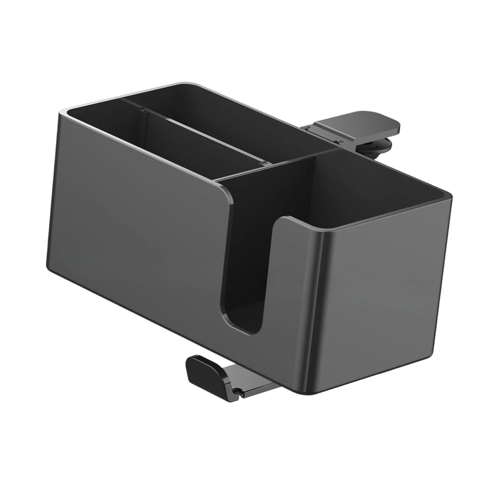 Magideal - Portavasos De Escritorio 1, Caja De Almacenamiento Giratoria Para Auriculares, Bolígrafos, Lápices Y Teléfonos, Organizador De Escritorio Para Me Negro