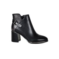 Degas - Botín Cuero Amatista Negro