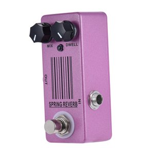 Magideal - Pedal De Efectos De Guitarra Spring Reverb Mini Caja De Metal Fácil De Llevar Pedal De Guitarra Piezas De Guitarra Para Grabación De Guitarra Eléctric