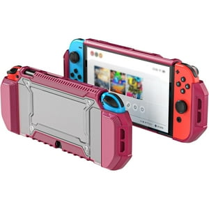 Funda Protectora Aaronmei Switch Oled Burdeos