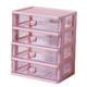 thumbnail image 2 of Organizador De Cajones De Escritorio Estuche Organizador De Cosméticos Para Tocador 4 Cajones Rosa, 2 of 5