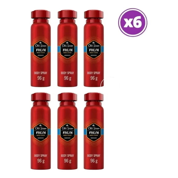 Pack 06 Fresh Desodorante Spray 96g