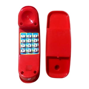 Magideal - Juego De Columpios, Teléfono De Juguete, Equipo Para Exteriores, Juego De Rol, Teléfono Con Llave Numérica, Marcos De Escalada Para Niños, Teléfono Pa Rojo