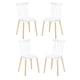 thumbnail image 1 of SET 4 SILLAS DE COMEDOR WEM BLANCO, 1 of 3