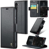 Caseme Tipo Cartera Samsung Galaxy S24 Con Cierre Magnético, Rfid, Tarjetero, Soporte, Carga Inalámbrica