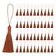 thumbnail image 1 of Mini Silky Bookmark Tassels Uxcell Rojo Marrón, 1 of 3