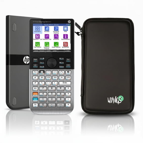 Calculadora gráfica HP Prime G2 con funda protectora negra