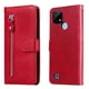 thumbnail image 1 of Funda con Cremallera para Realme C25Y/C21Y, Carcasa Cartera de Cuero PU con Soporte y Tarjetero, 1 of 5