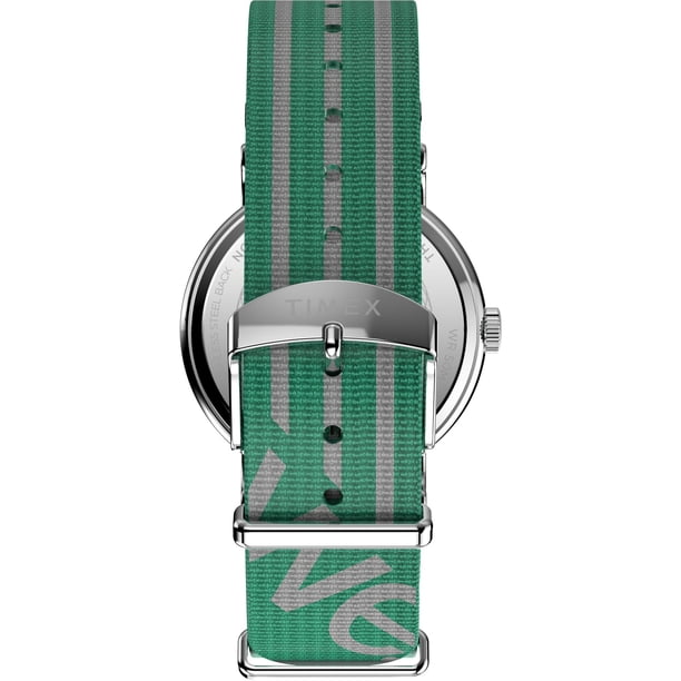 Reloj Timex Weekender 40mm Correa Verde Esfera Blanca | Lider