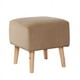 thumbnail image 1 of Pouf Burdeos Tela Velvet Beige, 1 of 1