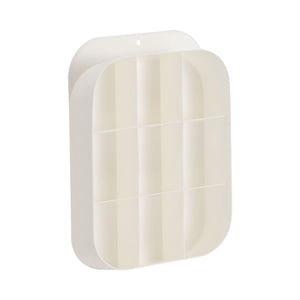 Bothyi - Organizador De Armario Colgante Divisores Portátiles De 9 Celdas Para Cinturones Sujetador Calcetines Blanco