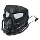 thumbnail image 3 of Máscara Táctica Casco Protector De Ojos De Cara Completa Para Caza Negro Claro, 3 of 5