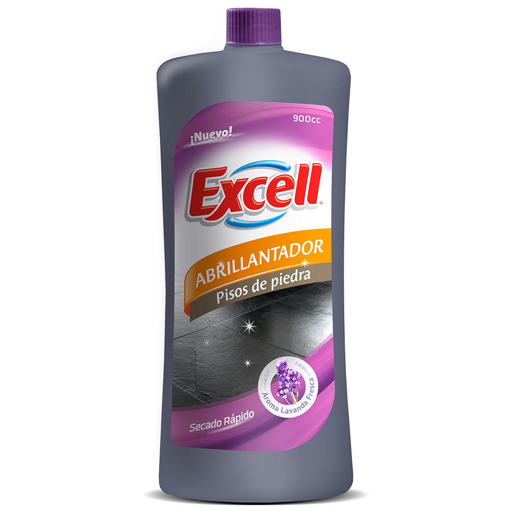 Excell - Abrillantador Pisos De Piedra Lavanda Botella