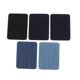 thumbnail image 1 of 5 Piezas De Parches De Tela Vaquera Para Planchar, Parche Para Ropa, Mochila, Apliques, Accesorios De Costura, 1 of 5