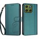 thumbnail image 3 of Funda Cartera Trébol para Motorola Edge 70 5G con Ranuras Tarjetas y Carga Inalámbrica Verde oscuro, 3 of 6