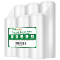 Rollos De Bolsas Para Selladora Al Vacío Makmefre 6 Paquetes 20X200 Cm (3 Rollos)