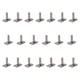 thumbnail image 3 of 20 piezas de pernos de ranura en T, tornillos de riel, pernos de cabeza rectangular en forma de T versátiles para M8x27mm, 3 of 5
