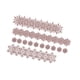 thumbnail image 1 of 36 Piezas De Adornos Navide?os De Copos De Nieve, Decoración Navide?a Para Cumplea?os, Pared, Vacaciones, Oro Rosa, 1 of 5