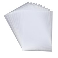 Magideal - 10 Uds Papeles Termorretráctiles Creativos, Lámina De Plástico Hecha A Mano Imprimible, Arte De 14,5 Cm X 20 Cm Para Adornos De Llavero, Manualidades, , Rectificado Áspero De 03 Mm