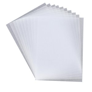 Magideal - 10 Uds Papeles Termorretráctiles Creativos, Lámina De Plástico Hecha A Mano Imprimible, Arte De 14,5 Cm X 20 Cm Para Adornos De Llavero, Manualidades, , Rectificado Áspero De 03 Mm