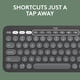 thumbnail image 4 of Teclado inalámbrico Logitech Pebble Keys 2 K380s Bluetooth 5.1, 4 of 9