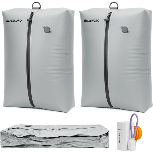 Bolsa de Vacío YEEKORO 50x36x21 cm IPX8 2 piezas con bomba